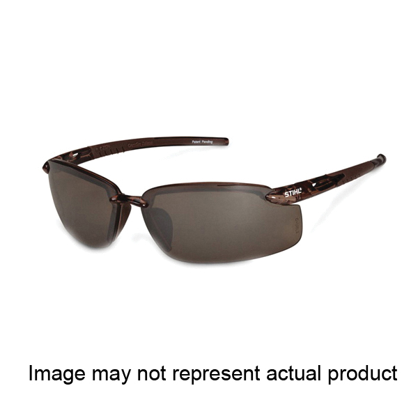 7010 884 0376 Safety Glasses, Polycarbonate Lens, Black Frame, UV Protection