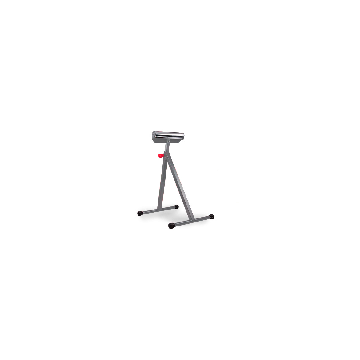 Protocol 67108 Single Roller Stand, 150 lb, Steel Frame, Gray, 28 to 44 in H