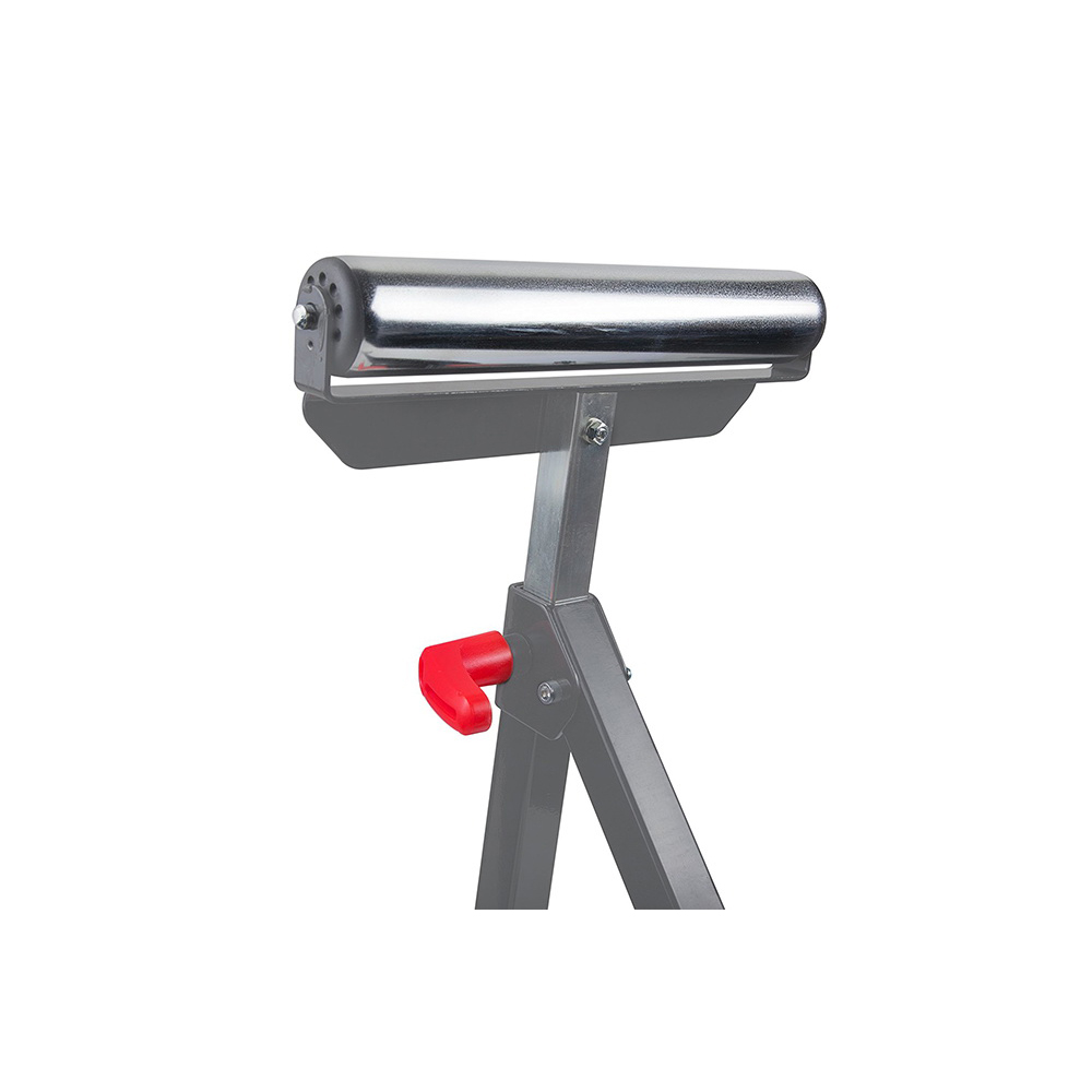 Protocol 67108 Single Roller Stand, 150 lb, Steel Frame, Gray, 28 to 44 in H