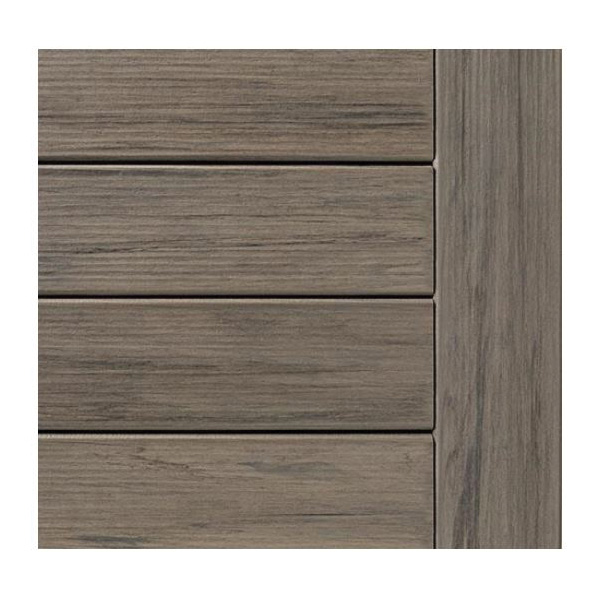PRO Legacy LCGV5416AW Grooved-Edge Decking Board, 16 ft L, 6 in W, 1 in T, Composite, Ashwood