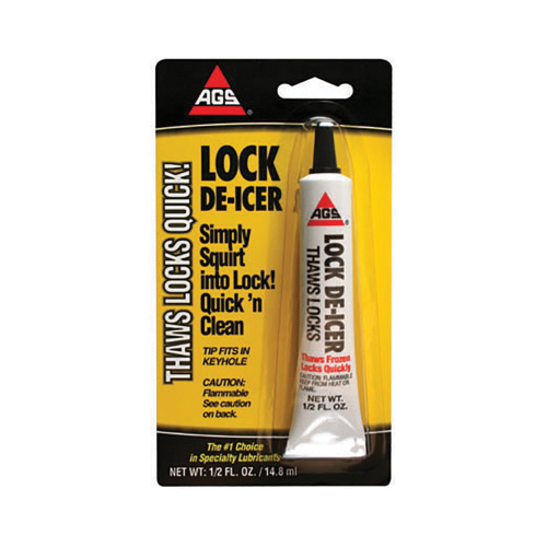 AGS MZ-1H Lock De-Icer, 0.5 oz, Liquid, Pleasant - 1