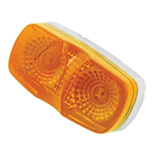 Blazer CW1544A Multi-Faceted Side Marker Light, 0.05 A, 12 V, LED Lamp, Amber Lens, Surface Mounting