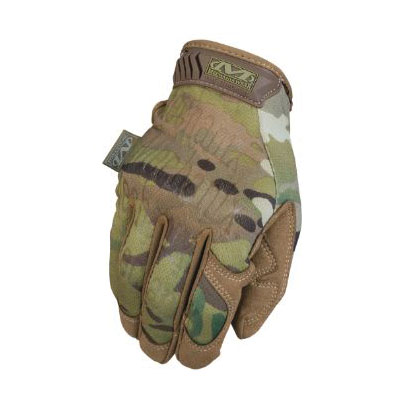 Mechanix Wear MG-78-010 Gloves, L, Reinforced Thumb, Leather/TPR, Camouflage