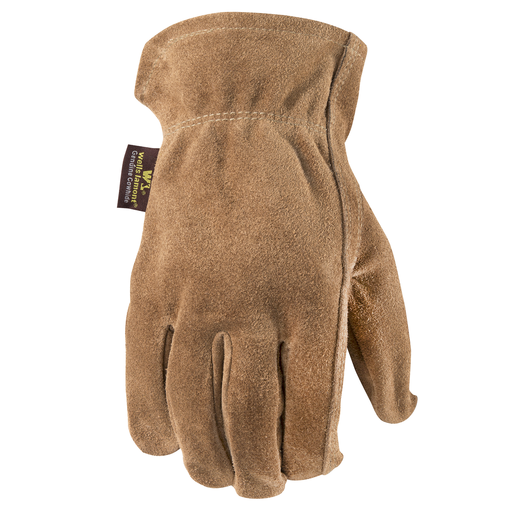 1012XL Work Gloves, Men's, XL, Keystone Thumb, Cowhide Leather, Brown/Tan