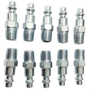 Master Mechanic 1204S246 Plug, 1/4 in, Male, Steel, Zinc