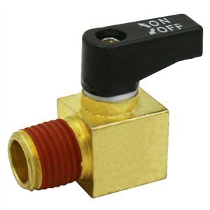 Master Mechanic 1204S359 Compressor Tank Drain Cock, 1/4 in, MNPT