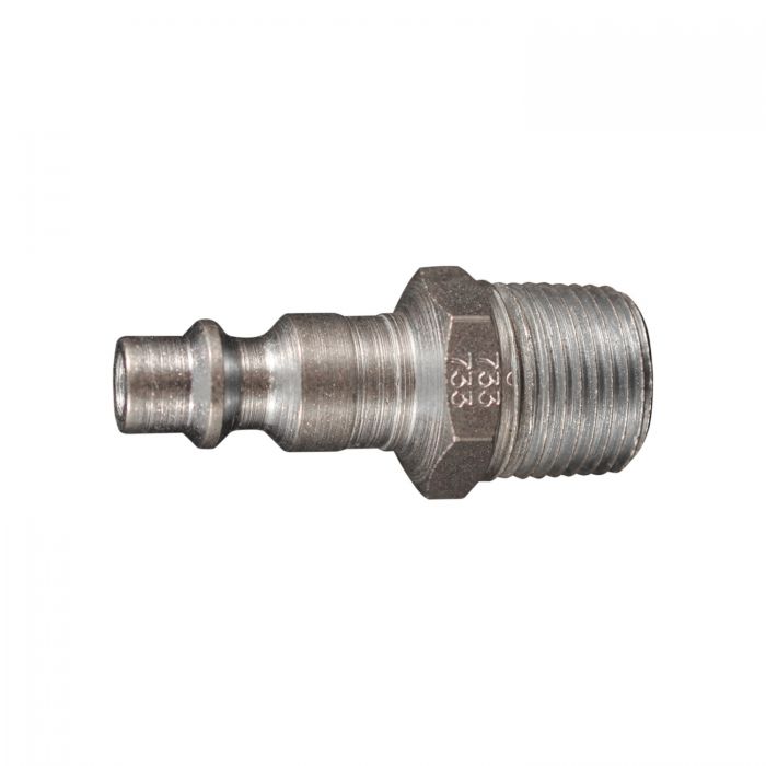 Milton S-733 Plug, 3/8 in, MNPT, Steel