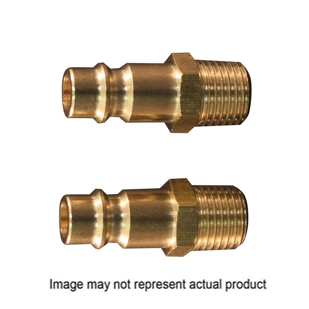 Milton S-760-1 Plug, V-Style, 1/4 in, MNPT, Steel