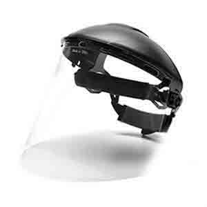 Tru-Guard HGBR1020-TV Face Shield, Polycarbonate Visor, Clear Visor