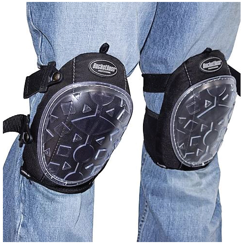 Bucket Boss GelDome Series 95100 Hard Shell Knee Pad, One-Size, Plastic Cap, EVA Foam/Gel Dome Pad, 2-Strap