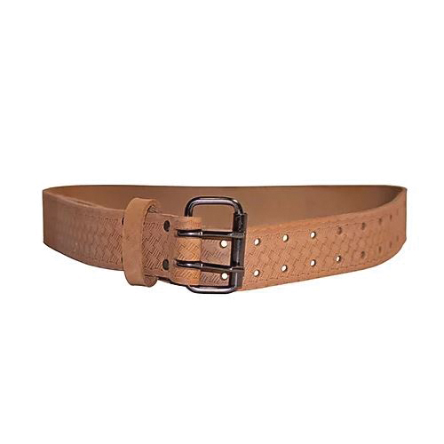 Bucket Boss Classic Leather Series 55134 Work Belt, 37 to 46 in Waist, Leather, Natural