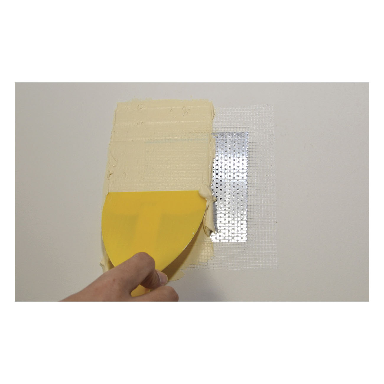 Drywall Repair Patch Mesh, Wal-Board Tool, Self-Adhesive, 8 in x 8 in - 3