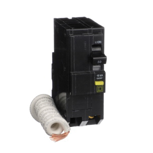 QO QO250GFICP Circuit Breaker, Mini, 50 A, 2 -Pole, 120/240 V, Plug Mounting
