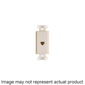WP3210WHV1 Strap, 4.19 in L, 1.65 in W, 1-Gang, 1 -Port, Plastic, White