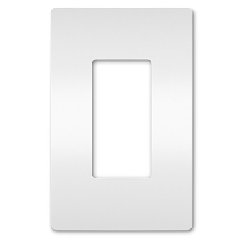radiant RWP26WCC10 Wallplate, 4.94 in L, 3.15 in W, 1 -Gang, Polycarbonate, White