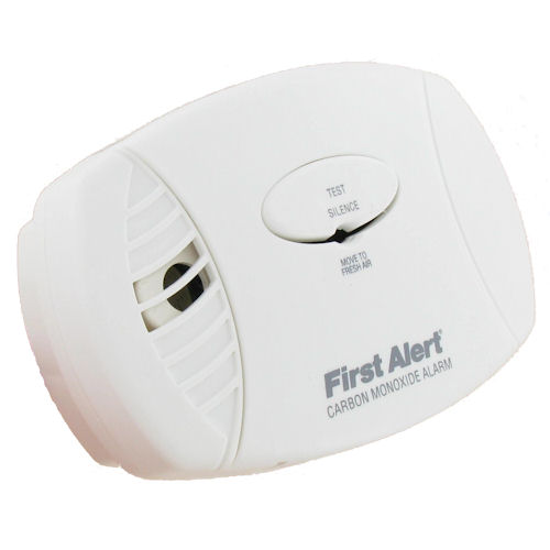 1039734 Alarm with Battery Backup, 85 dB, Alarm: Audible, Electrochemical Sensor, White