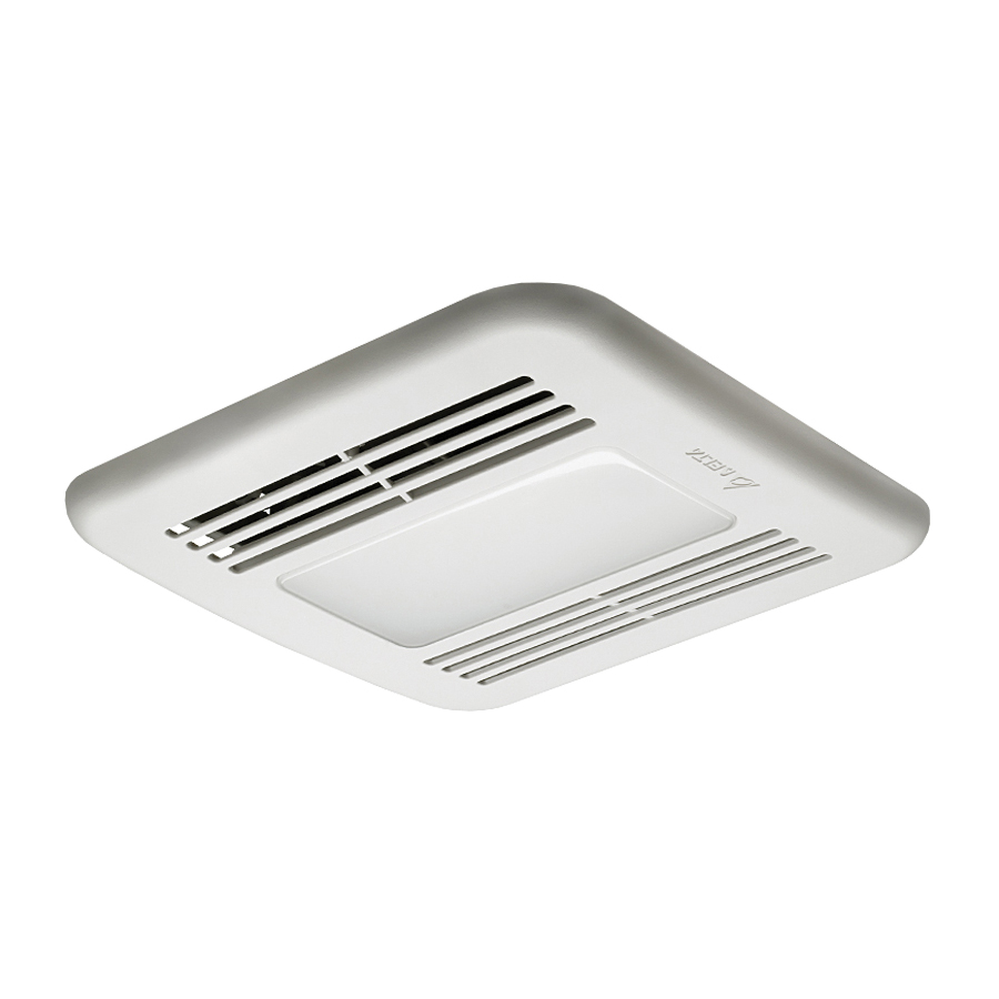 Integrity Fan with Light, Delta, 50 cfm Air, LED Lamp, White - 2