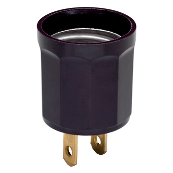61 Lamp Holder Adapter, 660 W, Thermoplastic, Brown