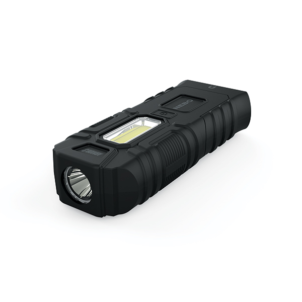 Nebo ARMOR 3 Series 6526 Work Light, Alkaline Battery, LED Lamp, 160, 360 Lumens, Black