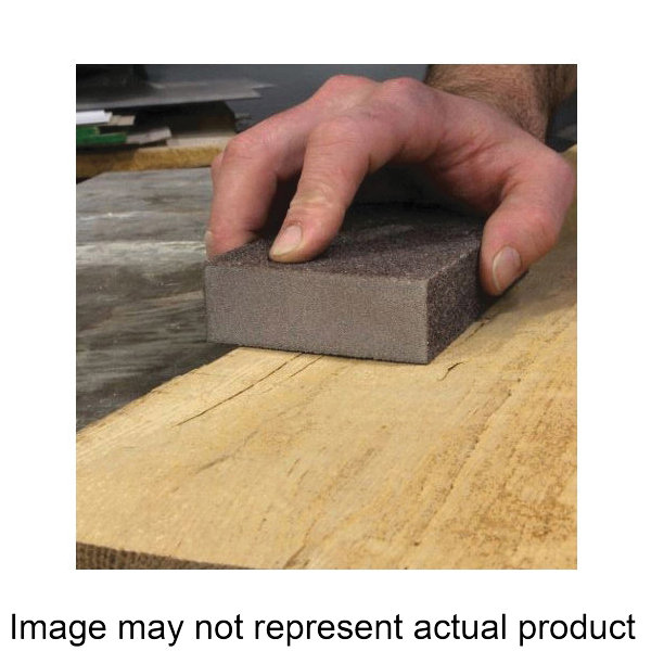 4204 Sanding Sponge Combo, 4 in L, 3 in W, Extra Fine, Fine, Aluminum Oxide Abrasive