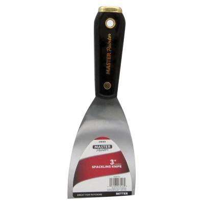 Master Painter 4210TV Putty Knife, 3 in W Blade, HCS Blade, Nylon Handle