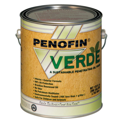 Penofin VERDE FOVTRGA Stain, Redwood, Liquid, 1 gal - 1