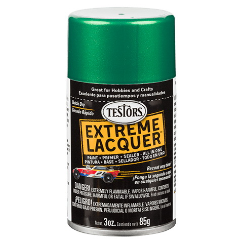 Testors EXTREME LACQUER 1845MT Lacquer Paint, Gloss, Mystic Emerald, 3 oz, Aerosol Can