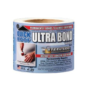 Cofair Products Quick Roof UBW425 Ultra Bond Adhesive, White, Solid Case