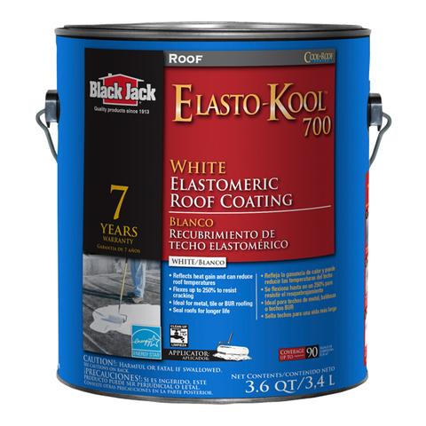 Elasto-Kool 700 Series 5527-1-20 Elastomeric Roof Coating, White, 1 gal Pail, Liquid