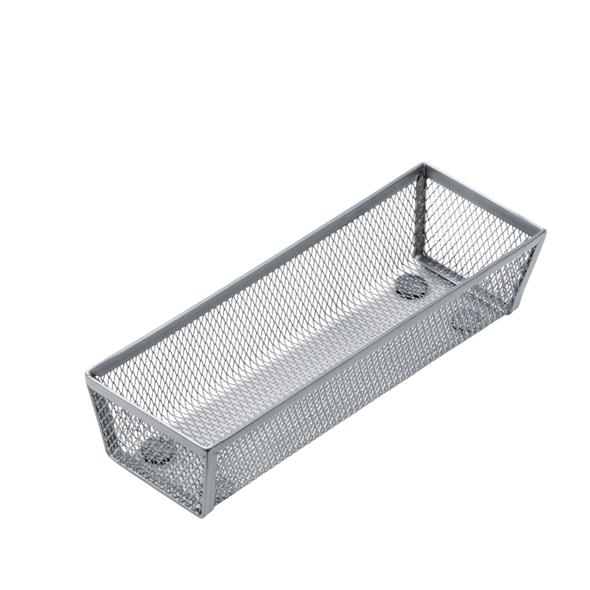 Honey-Can-Do KCH-02159 Mesh Drawer Organizer, Steel Drawer, 3 in OAL, 9 in OAW, 2 in OAD