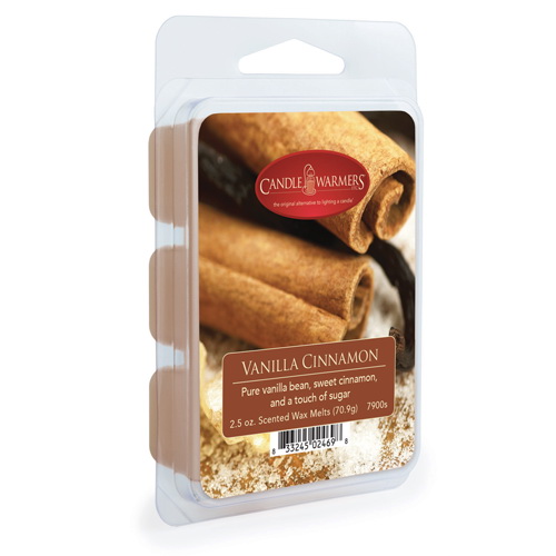 Candle Warmers 7900S Wax Melt, 2.5 oz, Vanilla Cinnamon