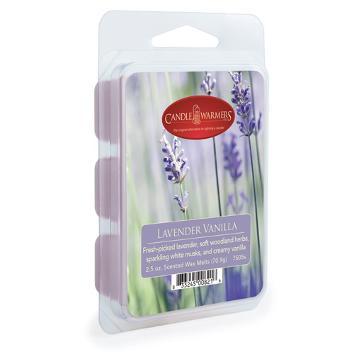 Candle Warmers 7505S Wax Melt, 2.5 oz, Lavender Vanilla, Lilac