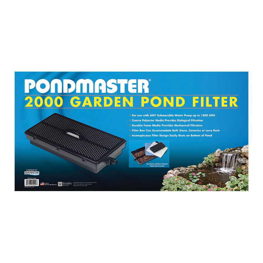 Pondmaster 02200 Filter, 12 x 24 in Filter Area, Plastic, Black - 3