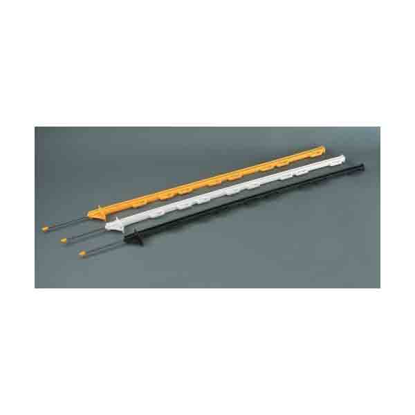 Dare-O-Matic 2400W Electric Fence Post, 48 in OAH, Polypropylene, White