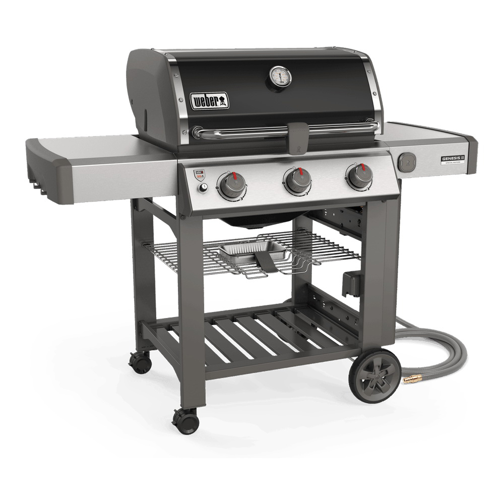 Weber Genesis II 66011201 Gas Grill, 39,000 Btu BTU, Natural Gas, 3 -Burner, 513 sq-in Primary Cooking Surface