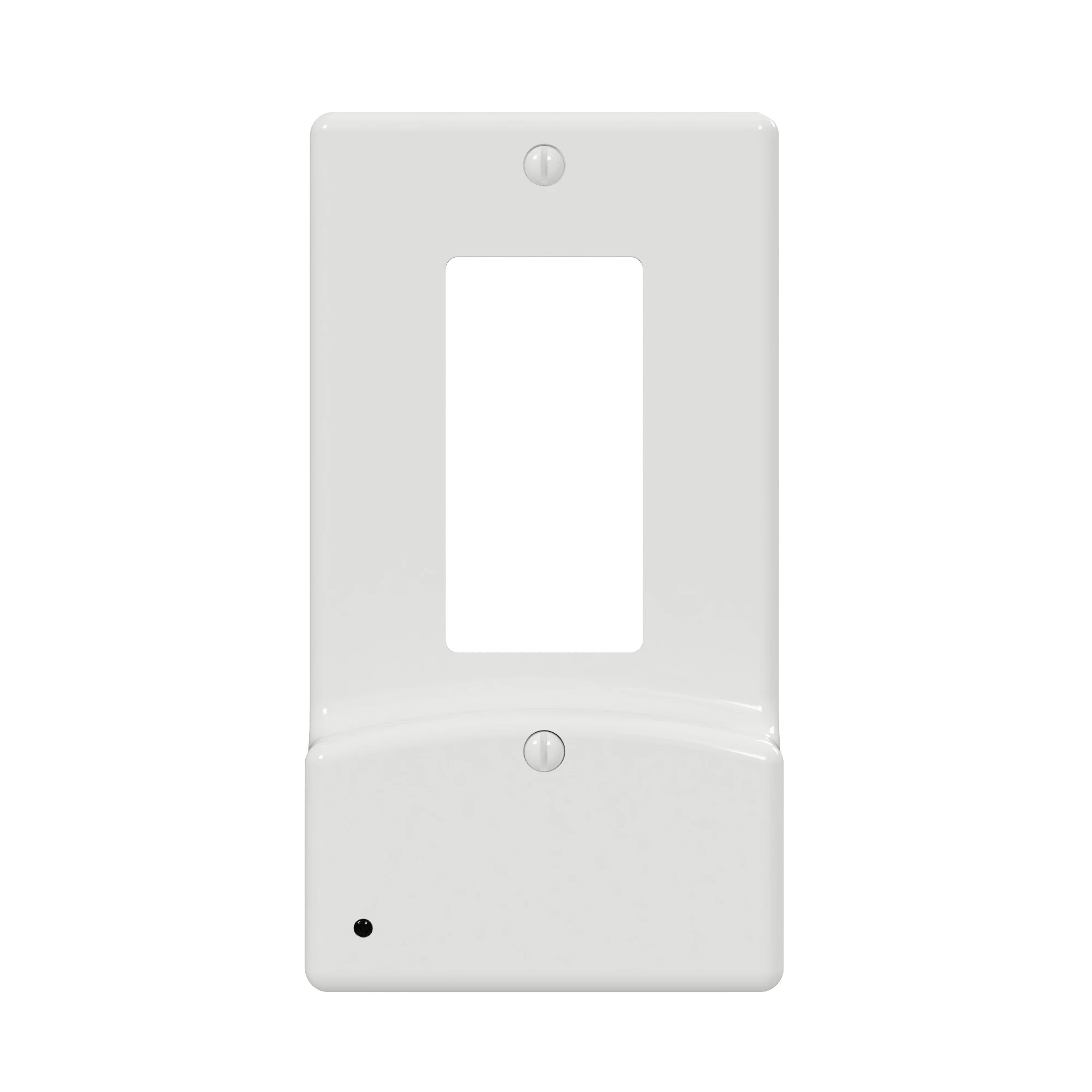 LumiCover LCR-UDDO-W Nightlight Wallplate, 1-7/8 in L, 4-1/2 in W, White