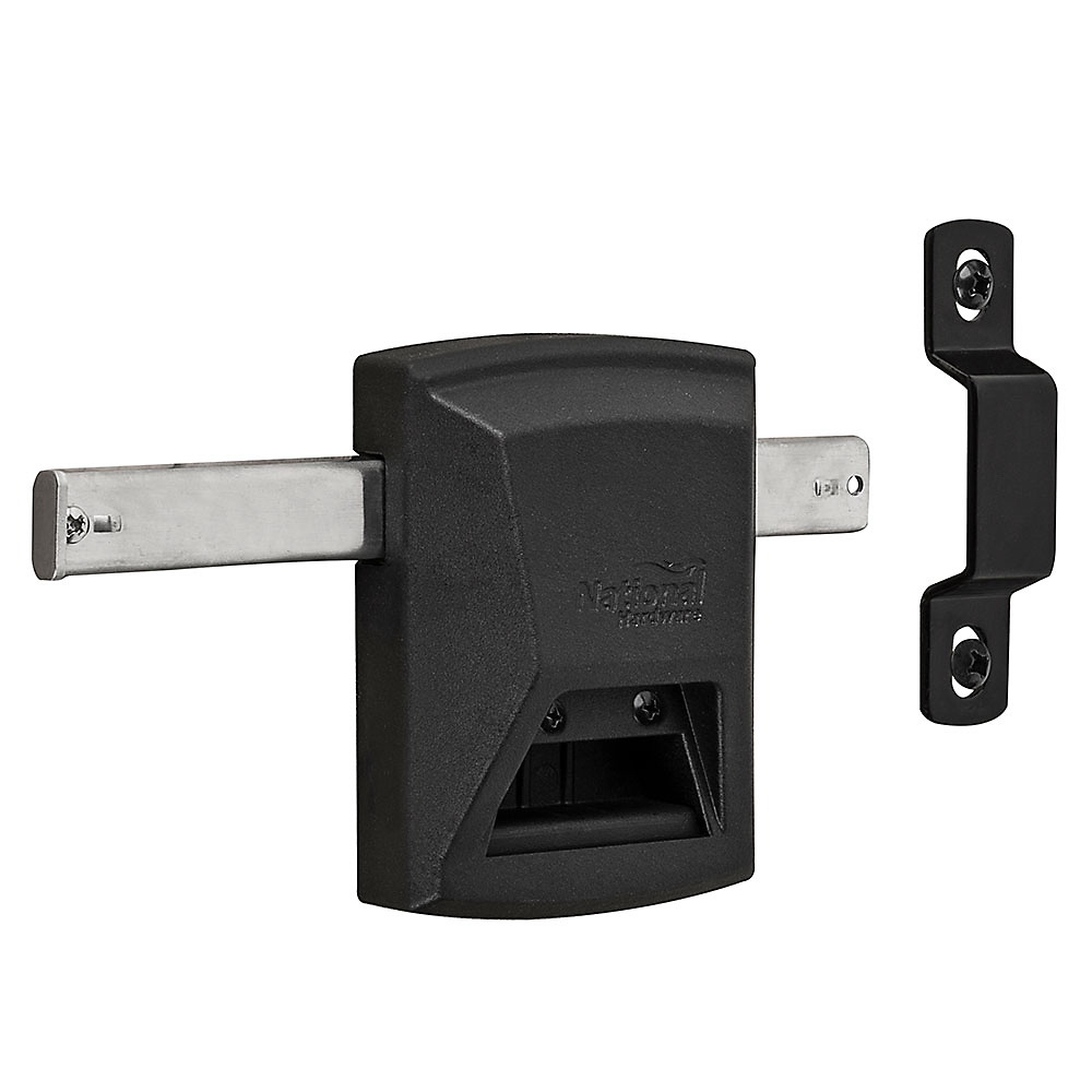 National Hardware N109-080 Gate Lock, Black - 2