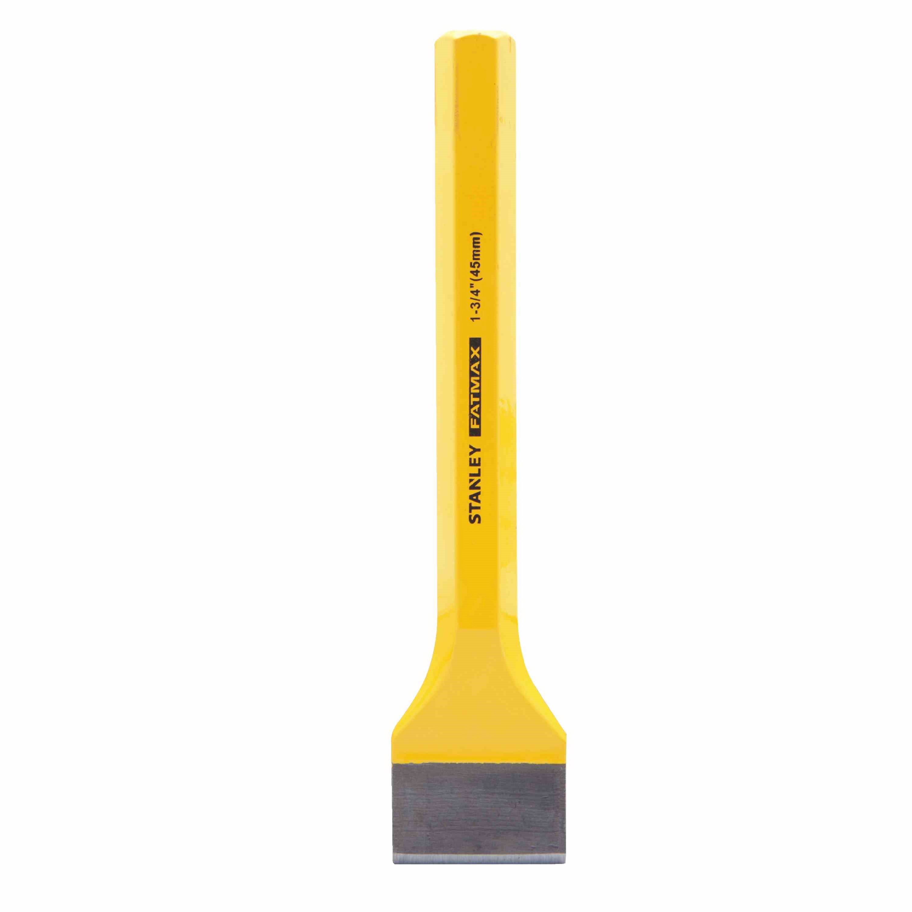 FMHT16423 Mason's Chisel, 1-3/4 in W Blade, 7-1/2 in OAL, Steel Blade, Steel Handle