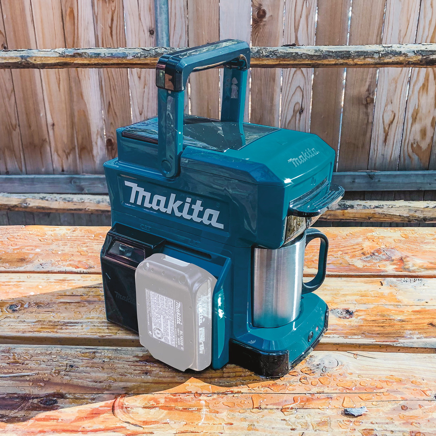 Makita DCM501Z Coffee Maker, 5 oz Capacity, Teal - 4