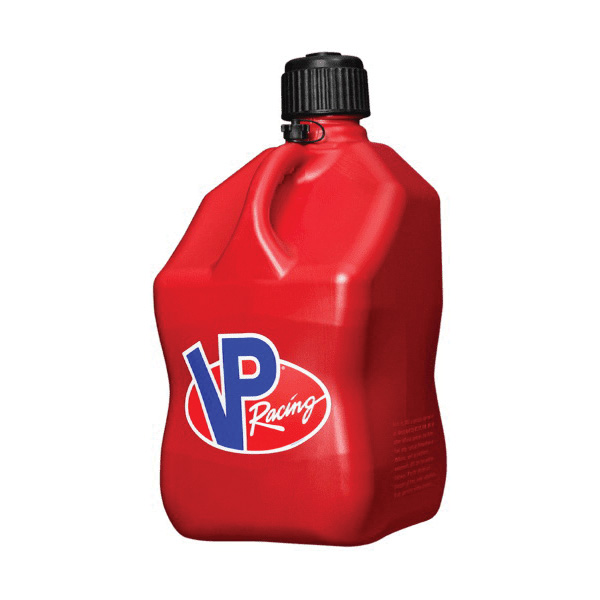 3516 Motorsport Container, 5 gal Capacity, Polyethylene, Red
