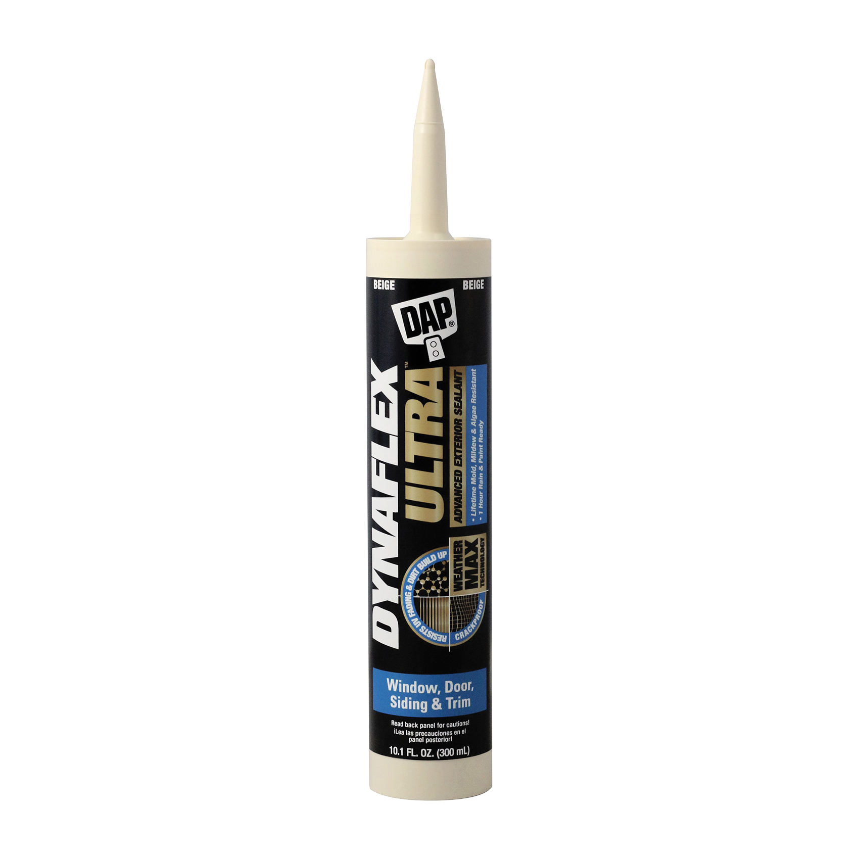 DYNAFLEX ULTRA 7079818213 Advanced Exterior Sealant, Beige, 40 to 100 deg F, 10.1 oz Cartridge