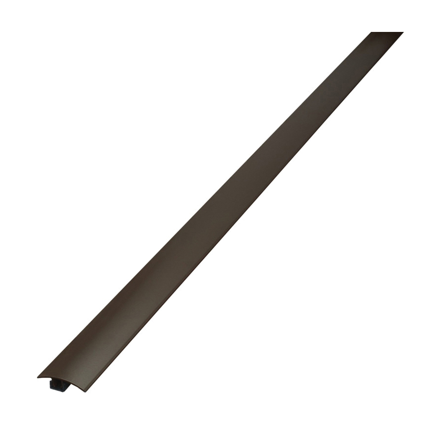 43367 Floor Reducer, 72 in L, 1-3/4 in W, Forest Brown, Aluminum