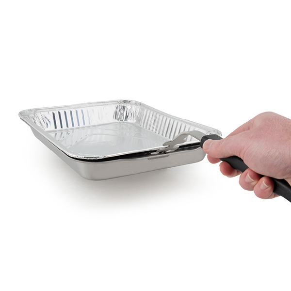 Broil King 63106 Roasting and Drip Pan, Stainless Steel, Silver, 13-1/4 in L, 10.15 in W, 1-1/2 in H - 2