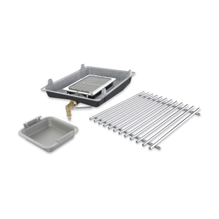 Broil King 18674 Infrared Side Burner Kit, Stainless Steel, For: Broil King Imperial, Regal, Baron Series Gas Grills