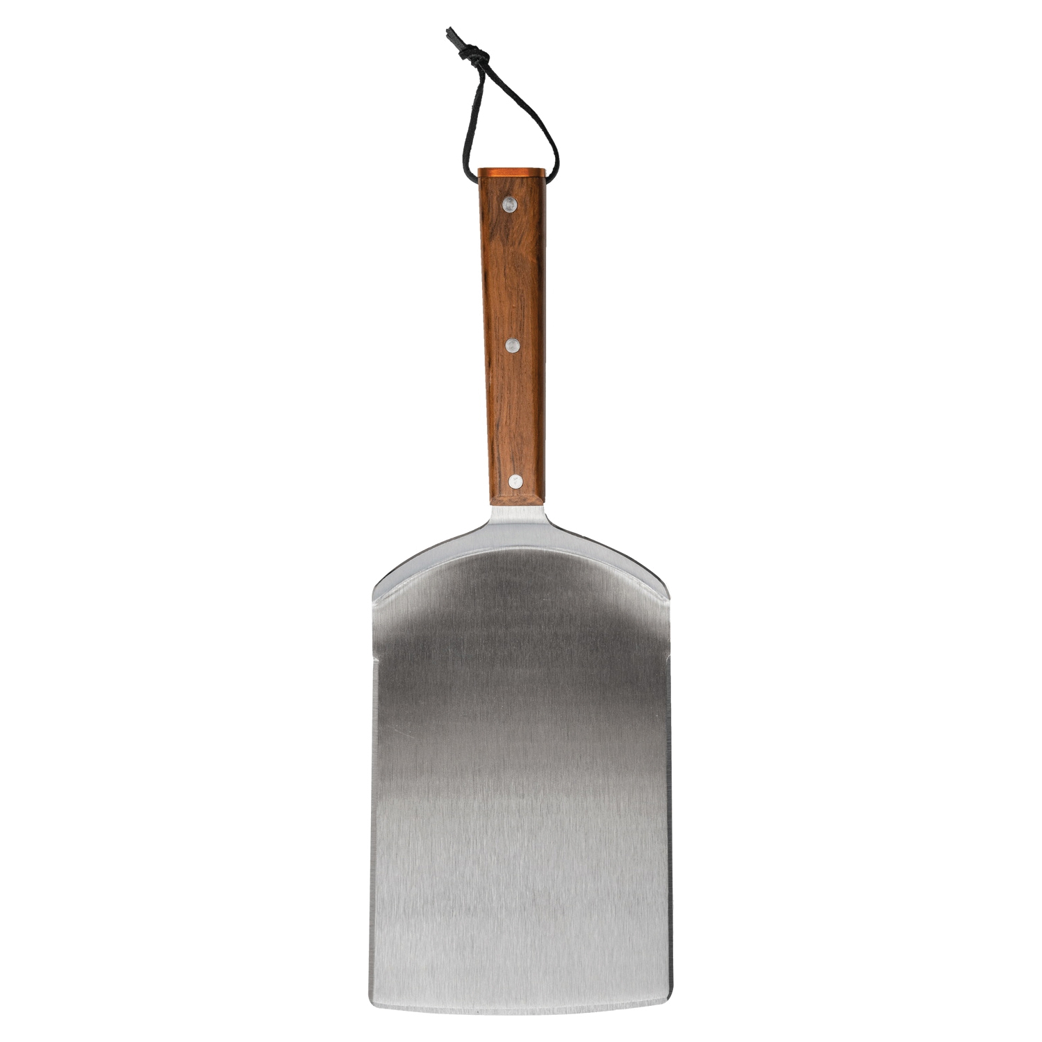 BAC532 Grill Spatula, 10 in W Blade, Stainless Steel Blade, Teak Wood Handle