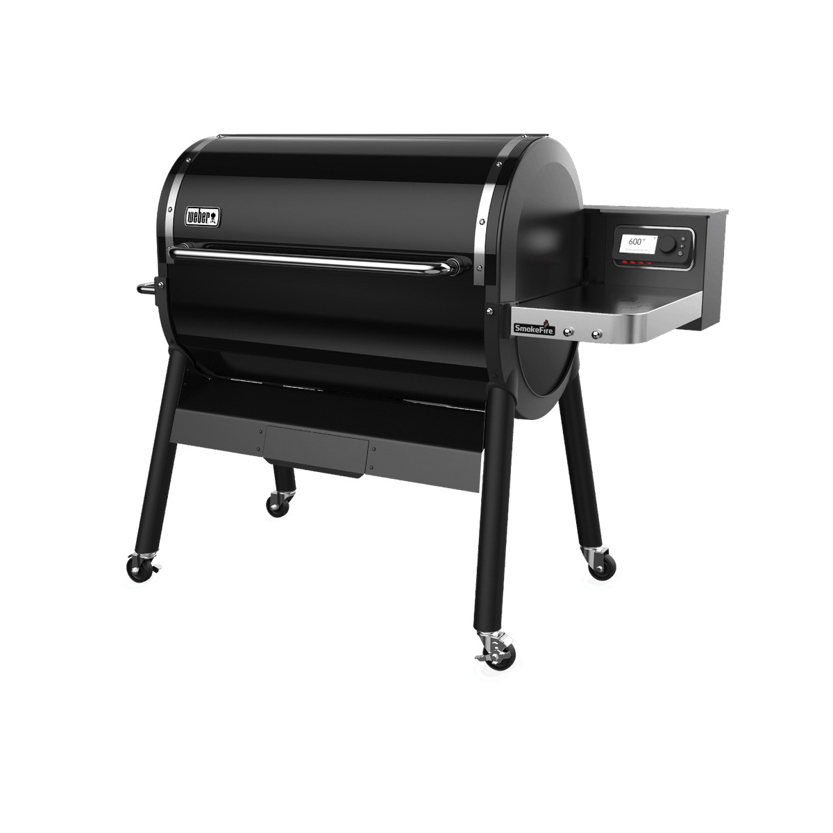 Weber SmokeFire 23510001 Pellet Grill, 1008 sq-in Primary Cooking Surface, Side Shelf Included: Yes, Steel Body, Black - 2