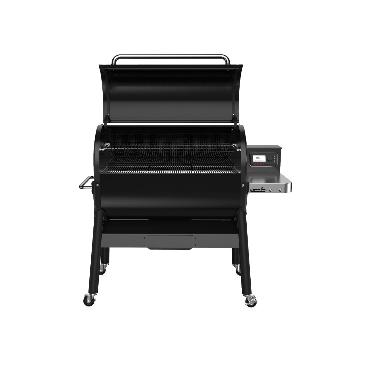 Weber SmokeFire 23510001 Pellet Grill, 1008 sq-in Primary Cooking Surface, Side Shelf Included: Yes, Steel Body, Black - 4
