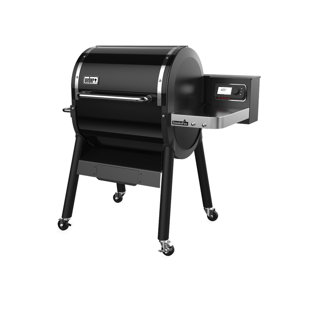 Weber SmokeFire 22510001 Pellet Grill, 672 sq-in Primary Cooking Surface, Side Shelf Included: Yes - 2
