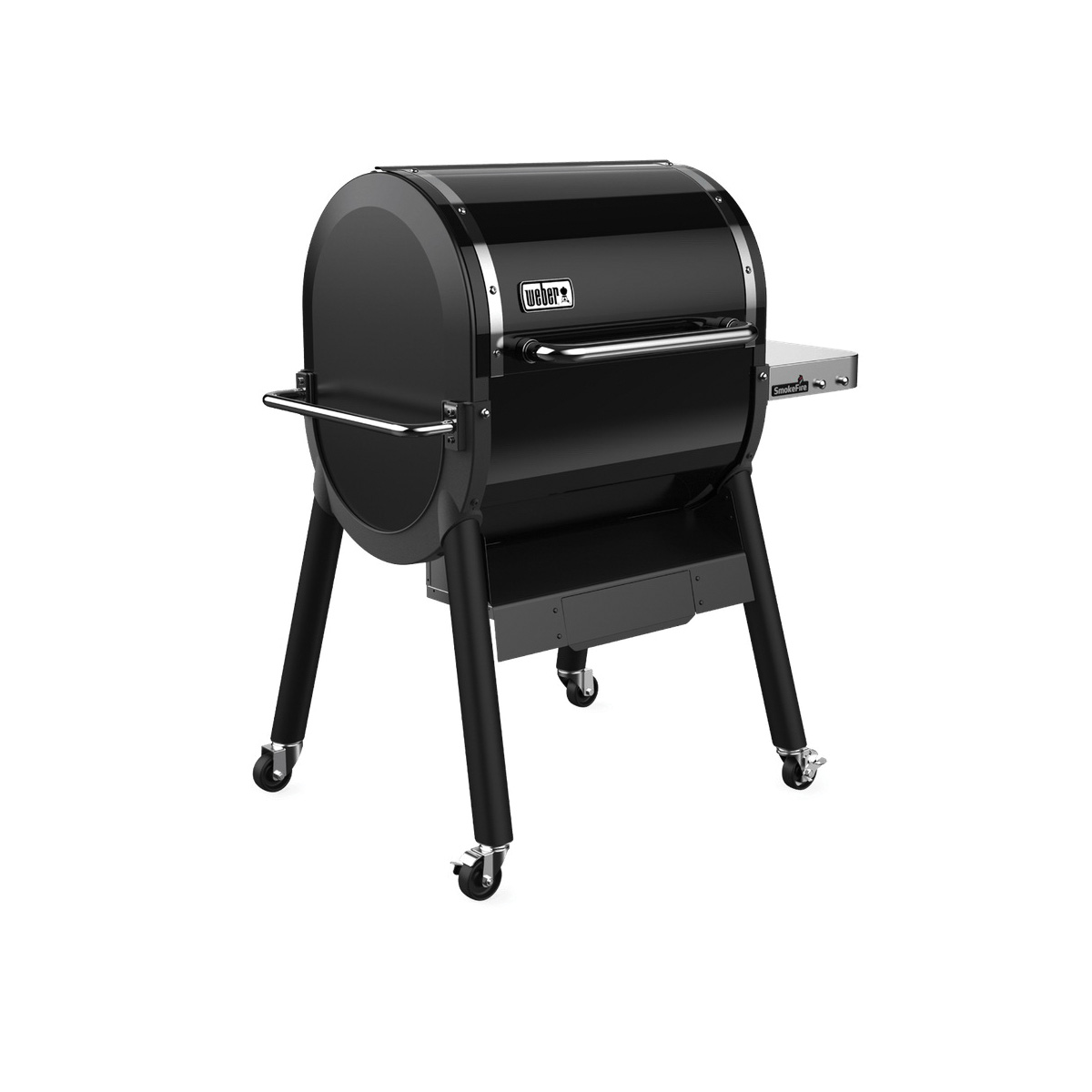 Weber SmokeFire 22510001 Pellet Grill, 672 sq-in Primary Cooking Surface, Side Shelf Included: Yes - 3