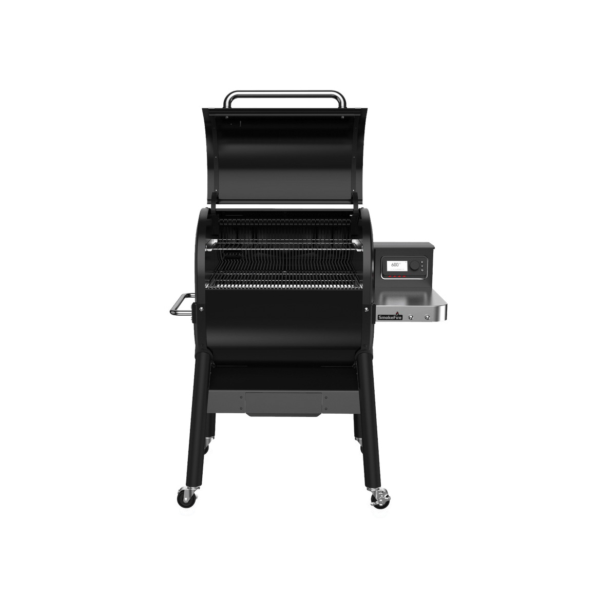 Weber SmokeFire 22510001 Pellet Grill, 672 sq-in Primary Cooking Surface, Side Shelf Included: Yes - 4